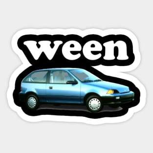 Ween Geo Metro Sticker